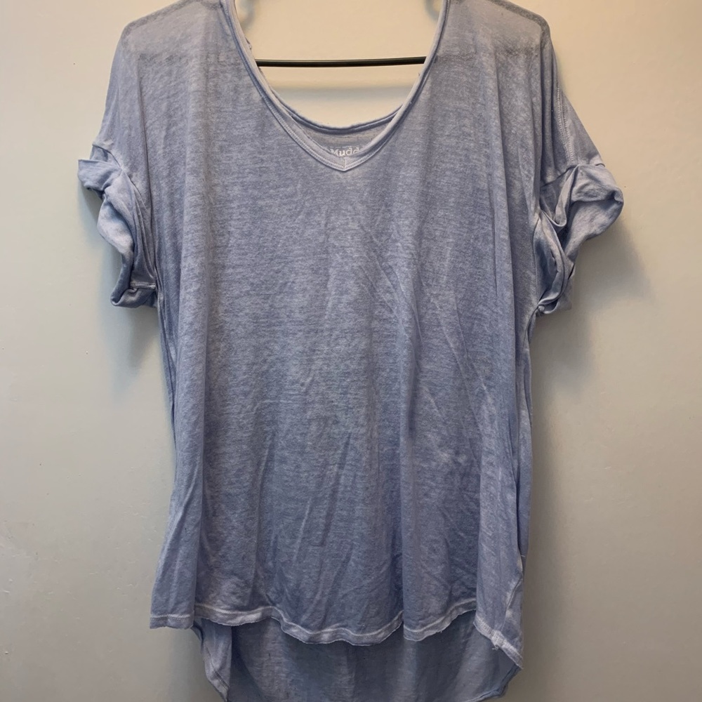 Light Blue/Periwinkle Sheer Tee